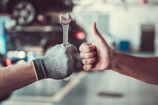 Ilustração do trabalho no Bigode Auto Center.
